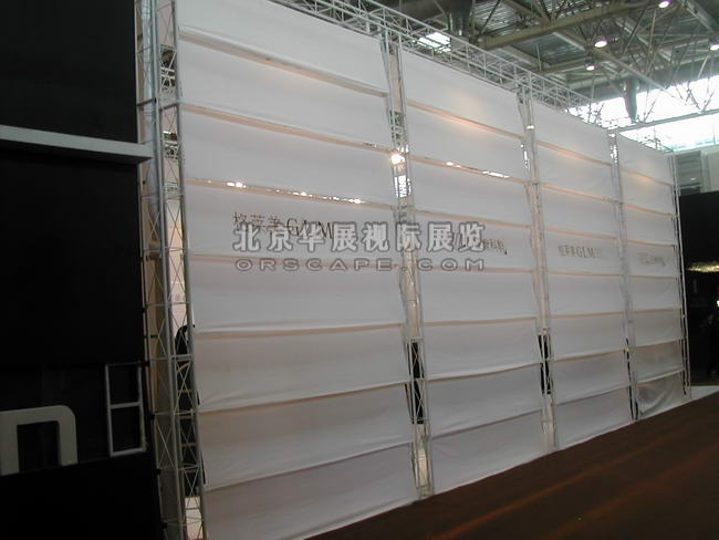 北京妇幼产业博览会桁架展台搭建-1