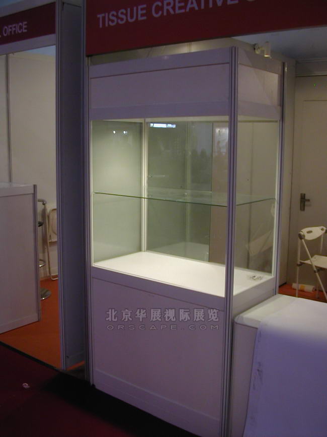 八棱柱标准展位搭建租赁_北京礼品展-1