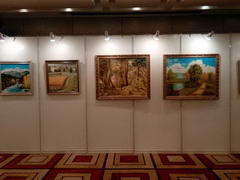 北京八棱柱展板搭建_八棱柱展板布置_隔断墙屏风搭建公司