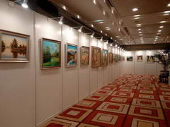 北京八棱柱展板租赁_八棱柱展板出租_屏风展墙设计公司