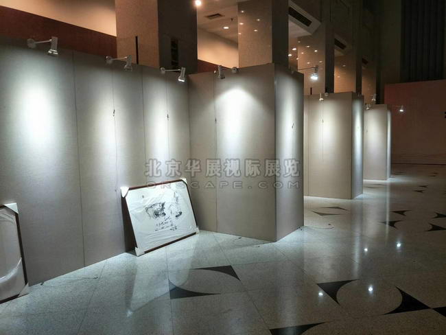 书画展板布置