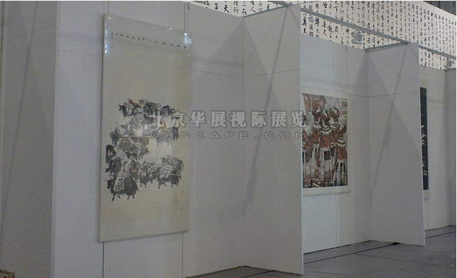 活动展板_活动展墙应用于新丝路文化艺术大展-2